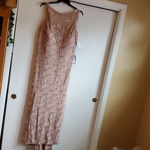 16W BRAND NEW, NEVER WORN sequin-lace formal